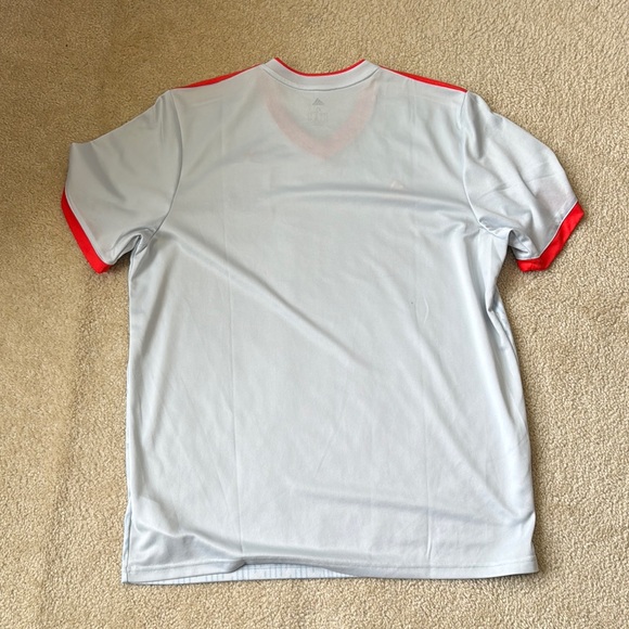 Adidas Spain Soccer Jersey White and Red - Picture 3 of 3